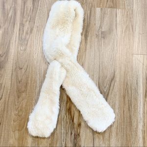 Restoration Hardware Faux Fur Scarf